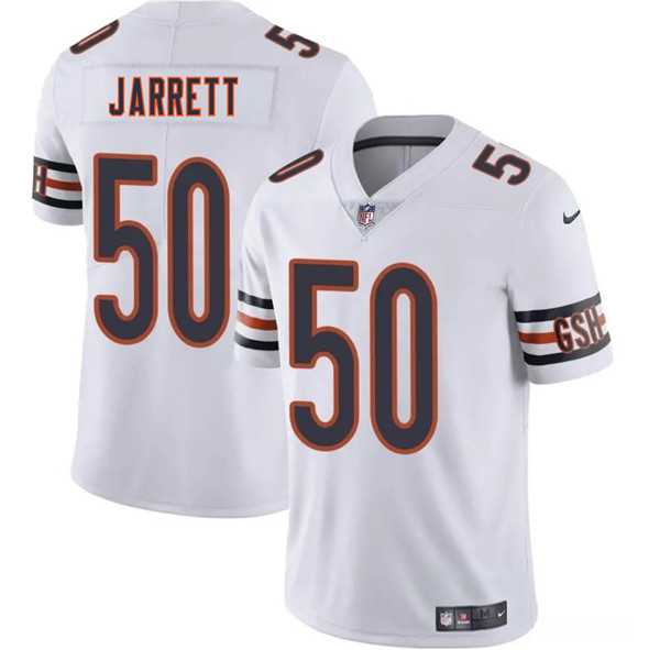 Men & Women & Youth Chicago Bears #50 Grady Jarrett White 2025 Vapor Stitched Jersey->chicago bears->NFL Jersey